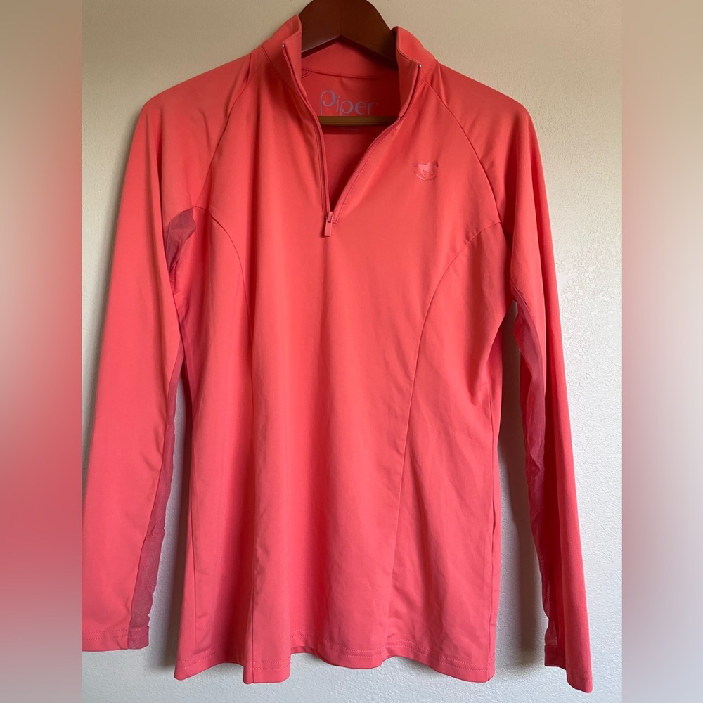 Women's Coral Long Sleeve Active Top